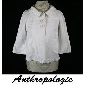 Anthropologie Sanctuary Clothing White Shift Coat